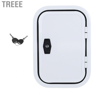 Treee RV Compartment Door H500 W400mm  UV Perfect Sealing Rounded Corner Baggage Storage Door for RV Camper Motorhome