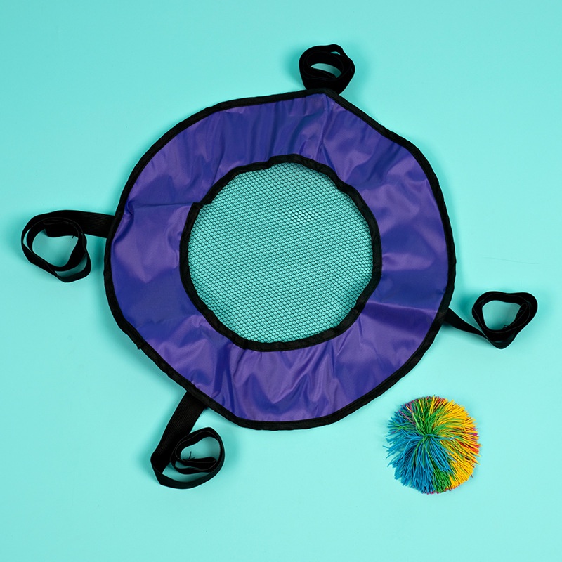 ประสาทสัมผัสเล่นของเล่นสําหรับเด็ก โยนโต้ตอบสองชั้นและเกมลูกบอลจับสนุกกลางแจ้งและความบันเทิงกีฬา - รูปที่ 6