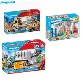 Speedy Shipping playmobil Mobi World City Series บล็อคตัวต่อรถบรรทุก พร้อมรถบรรทุก HOHV