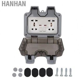 Hanhan EU  Socket Box  13A 16A Buckle Outdoor  Socket Box  for Balcony for Bathroom