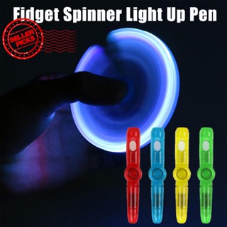 ของเล่นปากกา Fidget Spinning Light Up Pen สําหรับเด็ก W8G0