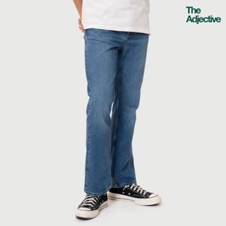 Nudie Jeans/ Hazy Hank-Nostalgic Blue/ ยีนส์ฟอก ยีนส์วินเทจ ทรงบูทคัต ยีนส์ผู้ชาย เอวสูง ขาบานเล็กน้อย ขาม้า ทรงสวย