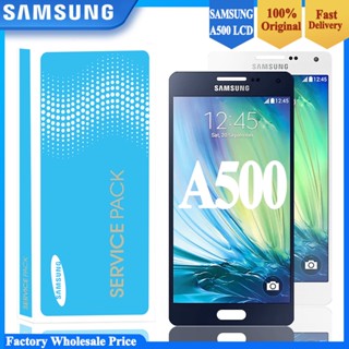 หน้าจอสัมผัสดิจิทัล LCD แบบเปลี่ยน สําหรับ SAMSUNG Galaxy A5 2015 A500FU A500 A500F A500M