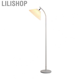 Lilishop Bedroom Floor Lamp  High Stability Eye Protection Iron Art Floor Standing Lamp Rustproof E27 Screw Interface with Shade for Study for Living Room