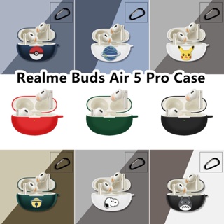 พร้อมส่ง!  เคสหูฟัง แบบนิ่ม ลายการ์ตูน สําหรับ Realme Buds Air 5 Pro 5 Pro