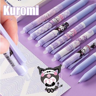 SANRIO Kuromi ปากกาลบได้ 0.5 สีดํา สําหรับนักเรียน