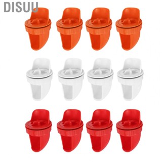 Disuu 4pcs/Set DIY Chicken Feeder Rain Proof Poultry Feeder Port Gravity Automatic  Kit for Buckets Barrels Bins Troughs