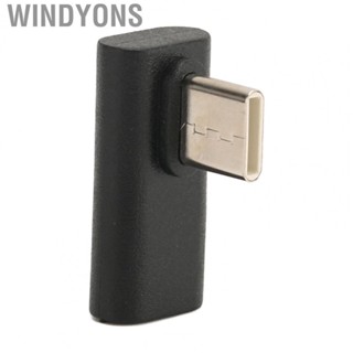 Windyons 90 Degree USB C Adapter Male to Female 10Gbps ABS Plug and Play USB C Right Angle Adapter for Phone  Charge hot