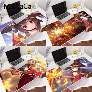 Konosuba Megumin Kono แผ่นรองเมาส์เล่นเกม กันลื่น xl xxl 800x300 มม. สําหรับ Lol world of warcraft