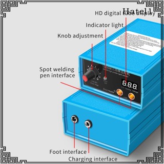 [Hatel] Spot เครื่องเชื่อม พร้อมหน้าจอ LCD แบตเตอรี่ 4000MA 0.1-0.15 มม. ขนาดเล็ก แบบพกพา DIY