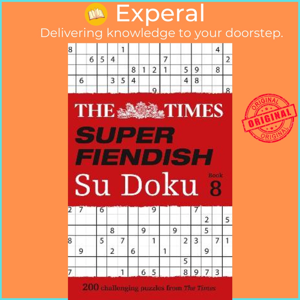 The Times Super Fiendish Su Doku Book 8 : 200 ปริศนาท้าทายโดย The Times Mind Games (ฉบับสหราชอาณาจัก