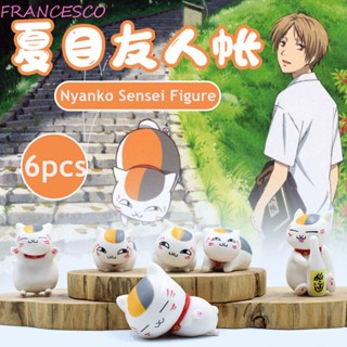 Francesco โมเดลฟิกเกอร์ PVC Nyanko Sensei Natsume Yuujinchou น่ารัก ขนาดเล็ก ของเล่นสําหรับเด็ก