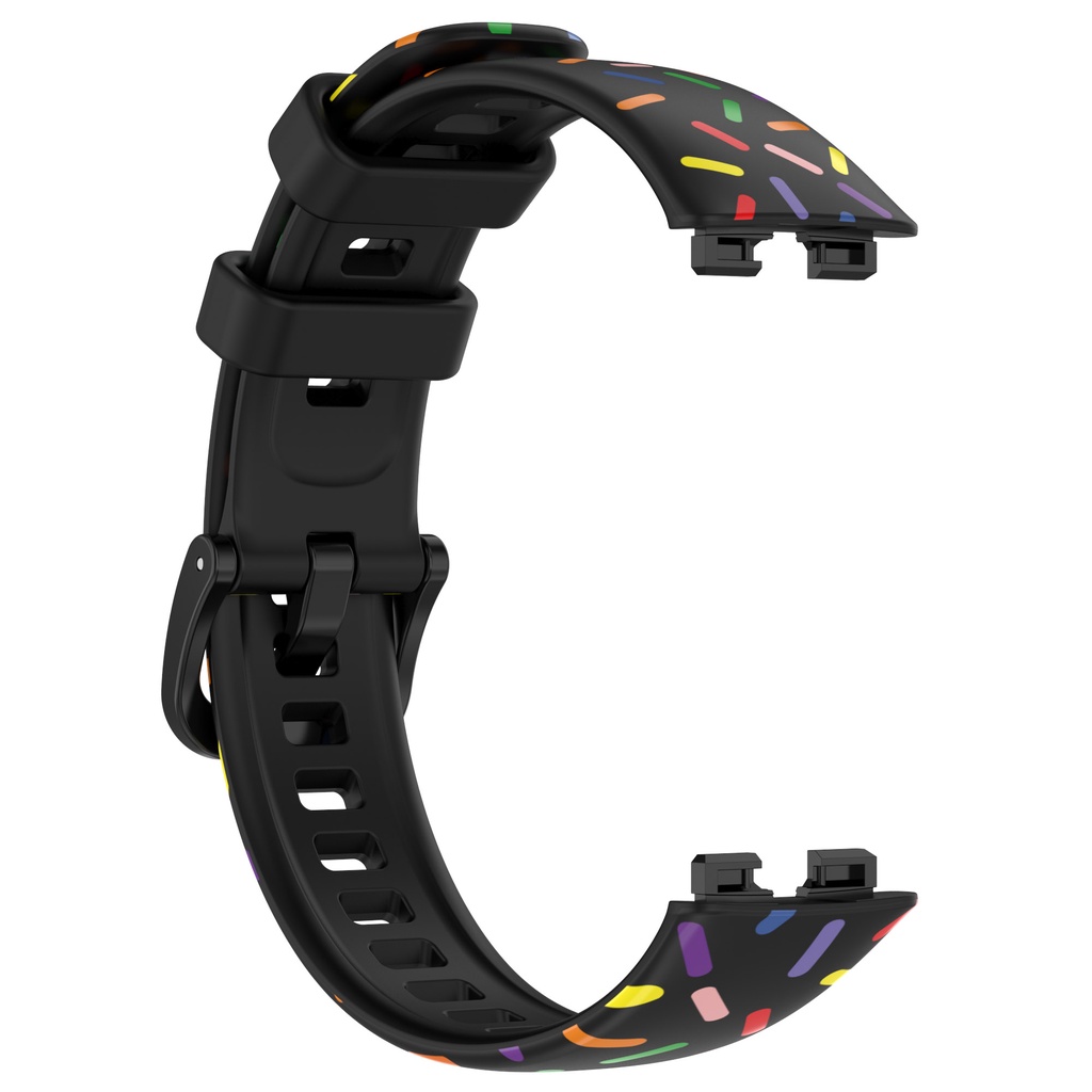 สายนาฬิกาข้อมือซิลิโคน สําหรับ Huawei Band 10 9 8 7 6 pro Honor Band 6 7