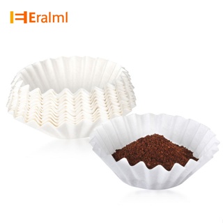 Eralml ที่กรองกาแฟดริป เยื่อไม้ธรรมชาติ แบบใช้แล้วทิ้ง 100 ชิ้น Dm03