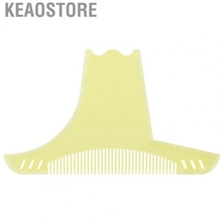 Keaostore Beard Shaping Guide  Tool Can Be Clearly Seen When Using It for Studio Travel Home Life