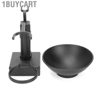 1buycart Shaving Brush Holder  Soap Bowl Black Stand for Men