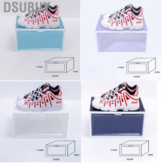 Dsubuy Sneaker Storage Shoe Box Side Opening Multipurpose Stackable for Men and Women