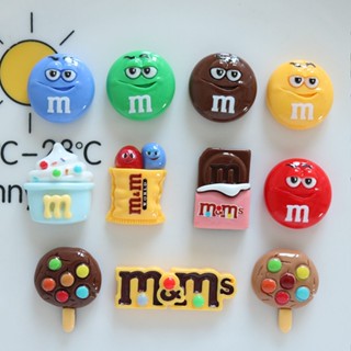 Jibitz Crocs จี้รูปการ์ตูนถั่ว M&amp;M สําหรับตกแต่งเค้กช็อคโกแลต ลูกอม รองเท้าเด็ก