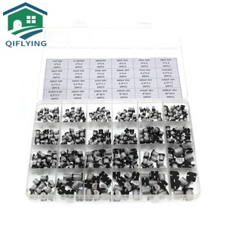 ชุดตัวเก็บประจุอลูมิเนียมไฟฟ้า 1uF - 1000uF 24 Values SMD 400 ชิ้น