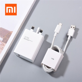 ของแท้ อะแดปเตอร์ชาร์จเร็ว 6A Type C 67W EU UK สําหรับ Xiaomi Mi 12 11 Ultra Redmi Note 9 10 11 X5 X4 Pro