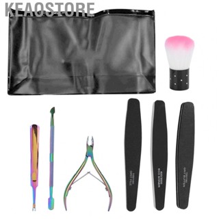 Keaostore Nail Art Set  Durable ABS Manicure Professional for Lovers Shaping Grinding Polishing Beginners Smoothing