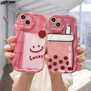 เคสโทรศัพท์มือถือแบบนิ่ม ลายหน้ายิ้มนําโชค 3D ขอบโค้ง สําหรับ Realme C33 C30 C30S C31 C55 C35 C11 2021 C21Y C15 C21 C25 C20 C3 C12 C2 C25S 10 5S 5 5i 9i C17 7i C1 C25Y C2 C3i 6i C20A  Narzo 20 10 10A 20A 30A 50A 50i Prime