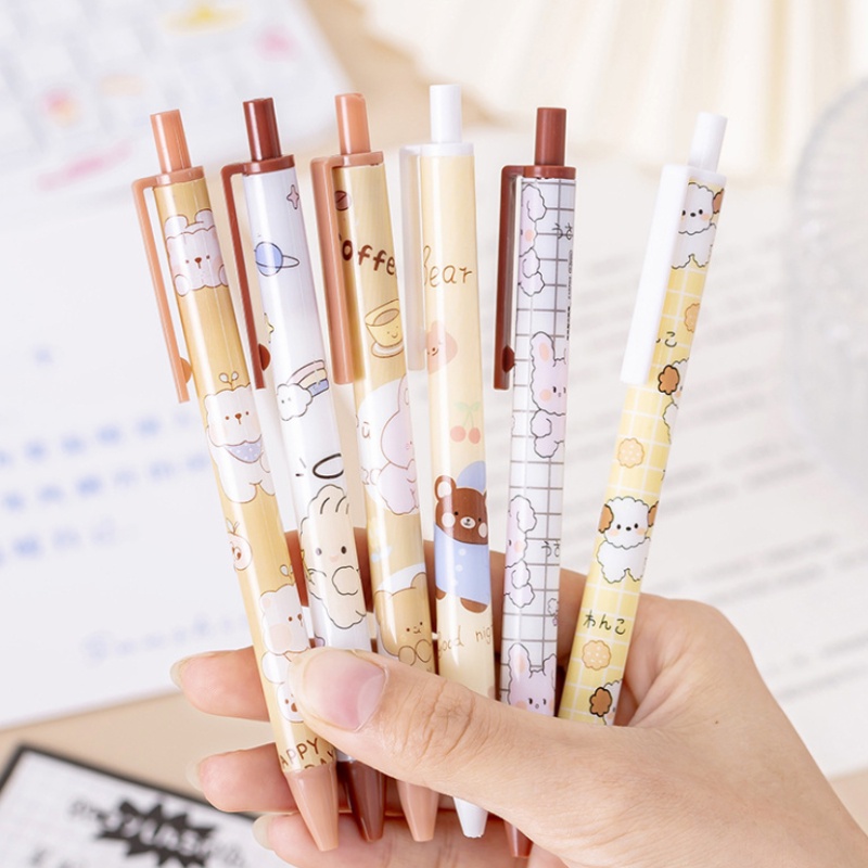 0.5 มม. น่ารัก วัว หมี ปากกาลูกลื่น / ปากกากระสุน สีดํา / เครื่องเขียน สํานักงาน การ์ตูน / ของขวัญ / เครื่องเขียนนักเรียน