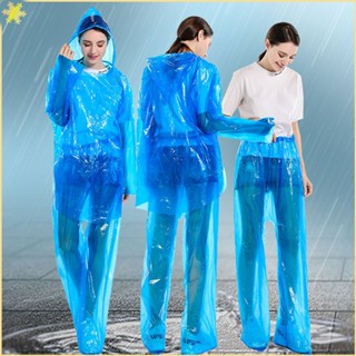 [LBE] Random Color Split Raincoat Rain Pants Suit Dustproof Waterproof Anti-dirty Disposable Protective Adult Raincoat