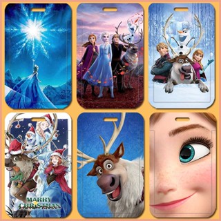 กระเป๋าใส่นามบัตร ลายการ์ตูนดิสนีย์ Frozen MRT DIY สําหรับนักเรียน บัตรรถบัส บัตรประจําตัวประชาชน