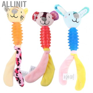 Allinit Pet Chewing Toy  Molars Training Squeaky  Head Shape For Cats