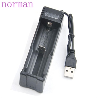 NORMAN แท่นชาร์จแบตเตอรี่ลิเธียม 18650 3.7V-4.2V LED Smart 18650 8650 14500 26650