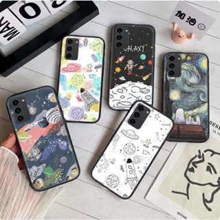 เคสโทรศัพท์มือถือแบบนิ่ม ลายท้องฟ้ากลางคืน 136U สําหรับ Samsung S21 Plus S21S Fe S30 Ultra Note 8 9 10 Lite