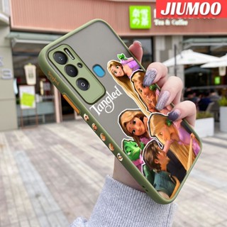 สําหรับ Tecno Pova 3 Pova Neo เคส การ์ตูน เจ้าหญิง สวยงาม การออกแบบใหม่ กันกระแทก ฝ้า ใส เคสโทรศัพท์แข็ง ซิลิโคน