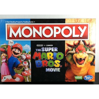 ใหม่ เกมกระดานภาพยนตร์ Monopoly The Super Mario Bros Hasbro 2023