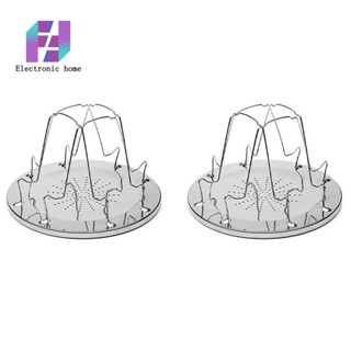 2x 4 ชิ้น ตั้งแคมป์ ขนมปังปิ้ง ถาดเตาแก๊ส หม้อหุงข้าว บาร์บีคิว แคมป์ปิ้ง เครื่องปิ้งขนมปัง แร็ค