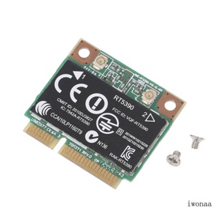 Iwo Half Mini PCI-E อะแดปเตอร์ WiFi RT5390 630703-001 670691-001 Mini PCIE 802 11a b gn