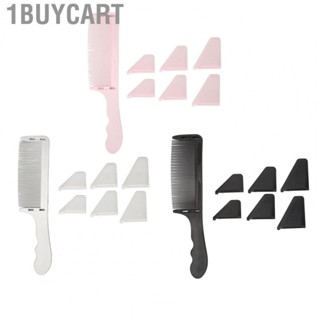 1buycart Barber Clipper Comb  Portable S Shape Multifunctional Different Cutting Length Flat Top Curved for Hair Salon Dresser