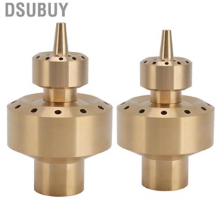 Dsubuy Double Column Fountain Nozzle  Water Easy Installation Copper Internal Thread for Garden