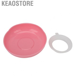 Keaostore Disabled Scooper Bowl High Curved Edge Glossy Detachable Seamless