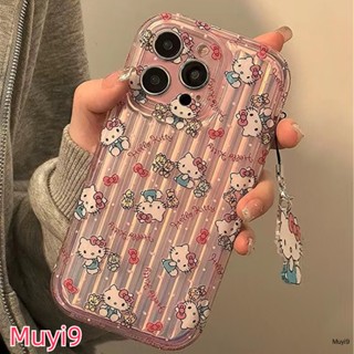 เคสโทรศัพท์มือถือ กันกระแทก ลายการ์ตูนเฮลโลคิตตี้น่ารัก พร้อมจี้ สําหรับ ไอโฟน 14ProMax 13ProMax 12 Pro MAX i11 14 13Pro