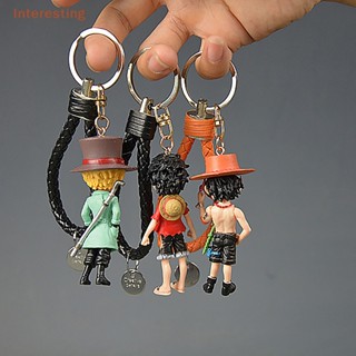 [Interesting] พวงกุญแจ ลายการ์ตูนอนิเมะ One piece Luffy Nami Chopper 1 ชิ้น