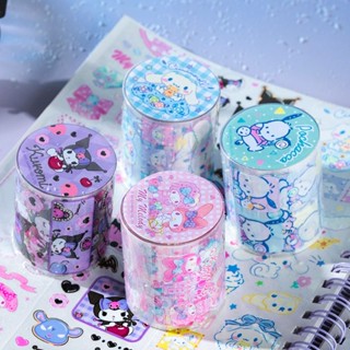 พร้อมส่ง ของแท้ ม้วนเทปน้ํามัน PET กันน้ํา ลายการ์ตูน Kuromi Monroe Department Store Sanrio น่ารัก สําหรับตกแต่งสมุด DIY