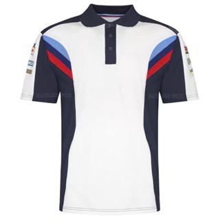 เสื้อโปโลแขนสั้น ระบายอากาศได้ดี แบบแห้งเร็ว แฟชั่นฤดูร้อน สําหรับ BMW Motorsport Motorrad WorldSBK Superbike 2022