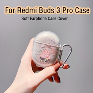 【จัดส่งรวดเร็ว】เคสหูฟัง แบบนิ่ม ลายการ์ตูนหน้ายิ้ม สําหรับ Redmi Buds 3 Pro Redmi Buds 3 Pro