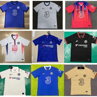 เสื้อกีฬาแขนสั้น ลายทีมฟุตบอล Chelsea 1920 20 21 ชุดเยือน