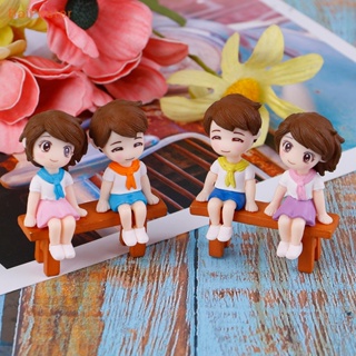 [BaiPester] ฟิกเกอร์คู่รัก ขนาดเล็ก สําหรับตกแต่งสวน DIY 1 ชุด