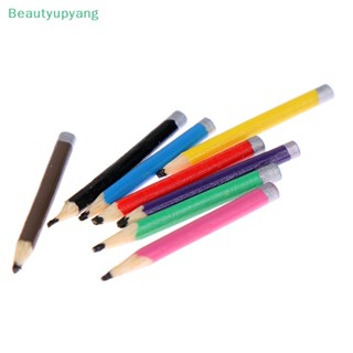 [Beautyupyang] โมเดลดินสอจําลอง ขนาดมินิ สําหรับตกแต่งบ้านตุ๊กตา 1:12