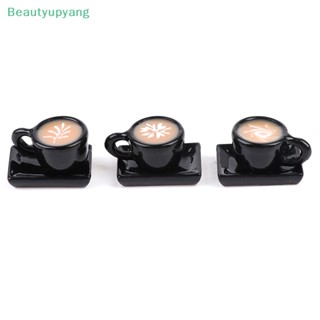 [Beautyupyang] ชุดถ้วยกาแฟจิ๋ว 1:12 อุปกรณ์เสริม สําหรับบ้านตุ๊กตา