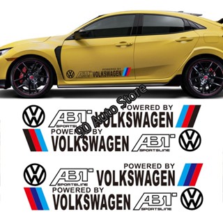 สติกเกอร์ตราสัญลักษณ์ Volkswagen VW Beetle Jetta Tiguan R32 ด้านซ้าย และขวา สําหรับตกแต่งรถยนต์ 2 ชิ้น ต่อชุด