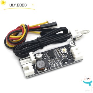 LILY พัดลมควบคุมอุณหภูมิ 2-3 สายเดี่ยว 12v 0.8a Dc Pwm สําหรับคอมพิวเตอร์